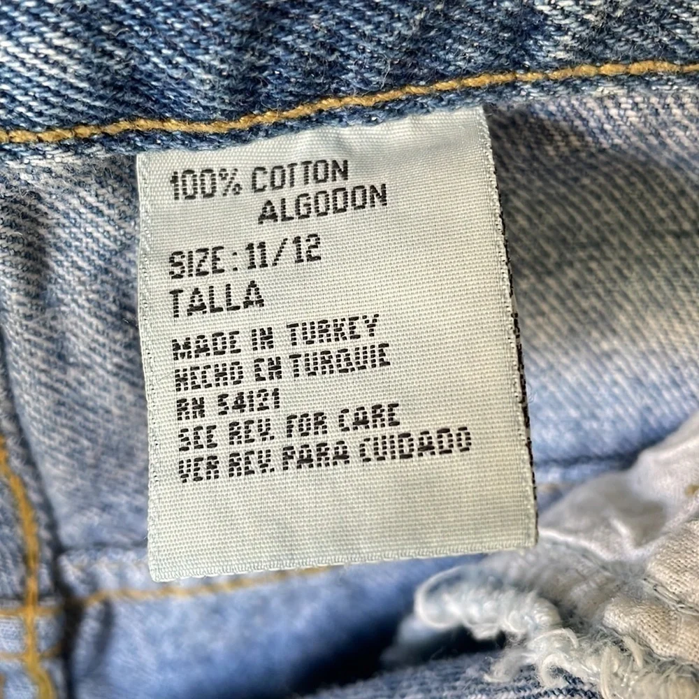 RARE Vintage With Tags Crochet Belt And Accents Feminine High Waist 90s Sz 11/12 - Picture 8 of 9